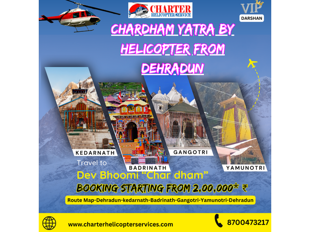 Chardham Yatra by helicopter From Dehradun