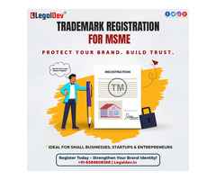 Get your MSME Trademark Registration Service with Legal Dev