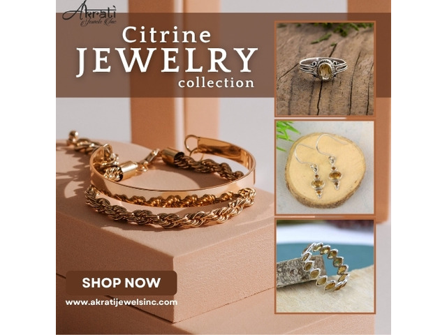 Explore Citrine Stone Jewelry for Women at Akrati Jewels Inc. – Made to Shine