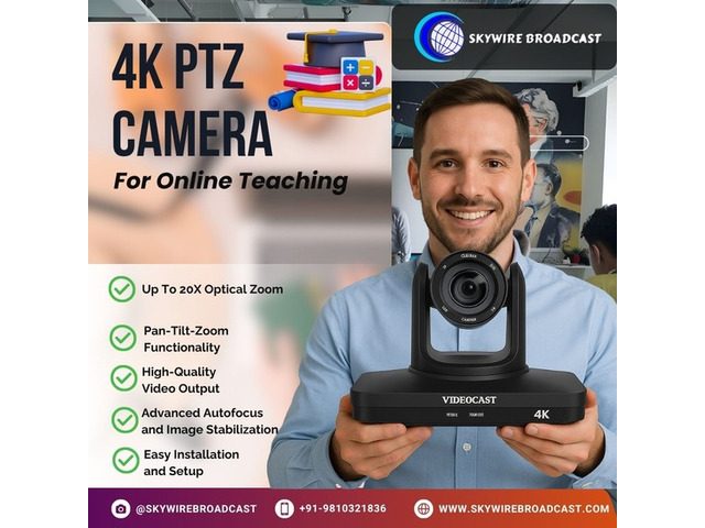Affordable 4k ptz camera for teaching near me