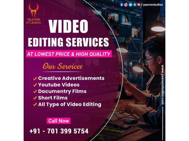 Yaaron Studios - Video Editing and Dubbing Studio in Hyderabad