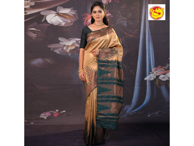 Grace Meets Glamour: Explore Theni Anantham Latest Fancy Saree Styles