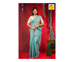 Grace Meets Glamour: Explore Theni Anantham Latest Fancy Saree Styles