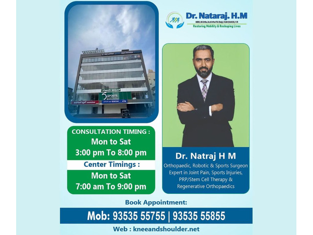 Best Knee Replacement Surgeon in Bangalore - Dr. Nataraj H. M