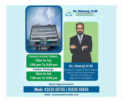 Best Knee Replacement Surgeon in Bangalore - Dr. Nataraj H. M