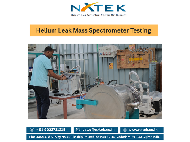 Helium leak Mass Spectrometer Testing | Nxtek