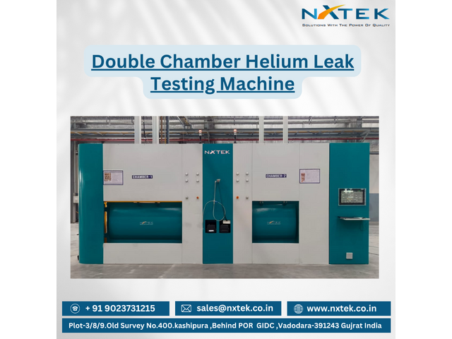 Double Chamber Helium Leak Testing Machine | Nxtek