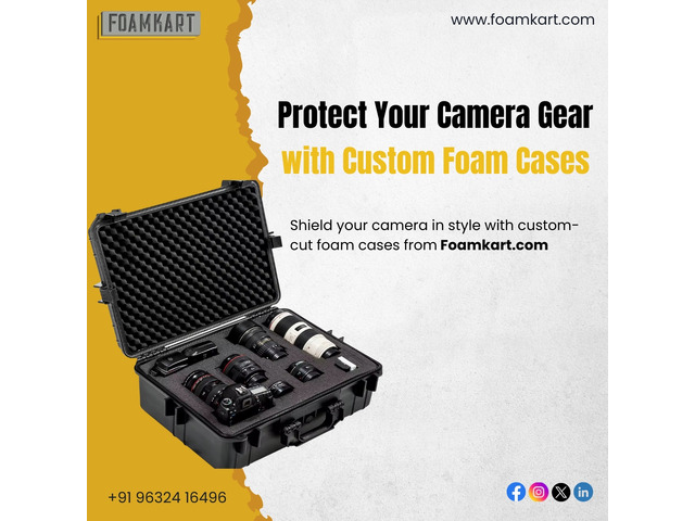 Protect Your Camera Gear with Custom Foam Inserts | FoamKart.com