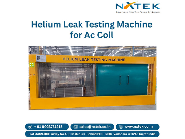 Helium Leak Testing Machine for Ac Coil | Nxtek