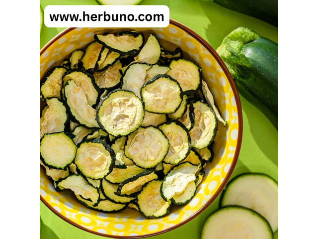 Herbuno Dried Zucchini Slices – Crisp, Healthy & Versatile Snack
