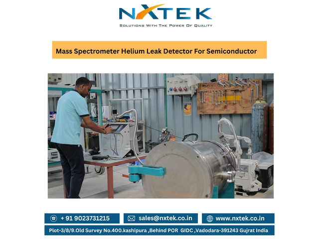 Mass Spectrometer Helium Leak Detector For Semiconductor | Nxtek