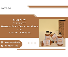 Shop Authentic Whiskey Sour Cocktail Mixer for Bar-Style Drinks