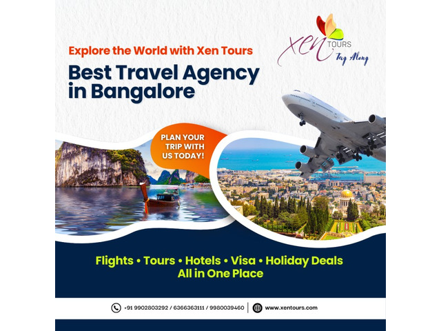 Explore the World with Xen Tours, Travel Agency in Bangalore