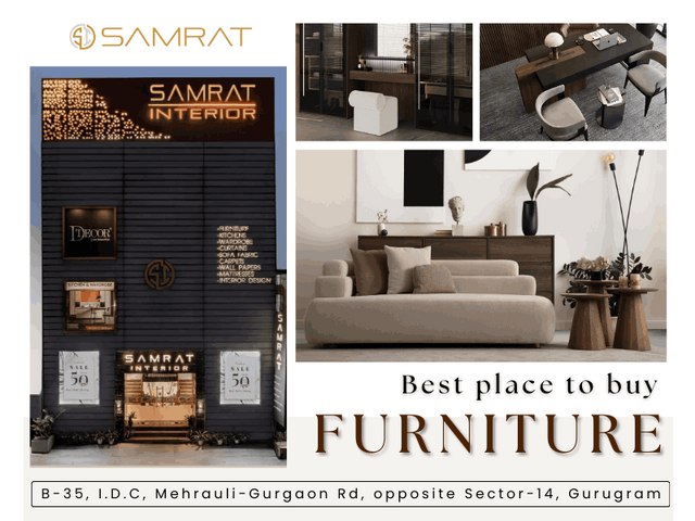 Get Customization Furniture in Gurgaon at Samrat Furniture & Interiors