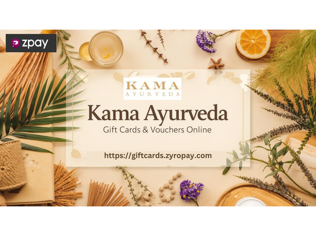 Buy Kama Ayurveda Gift Cards Online – E-Gift Vouchers at ZPay