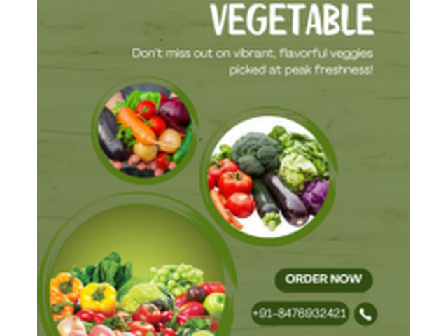 Natural fruits and vegetables