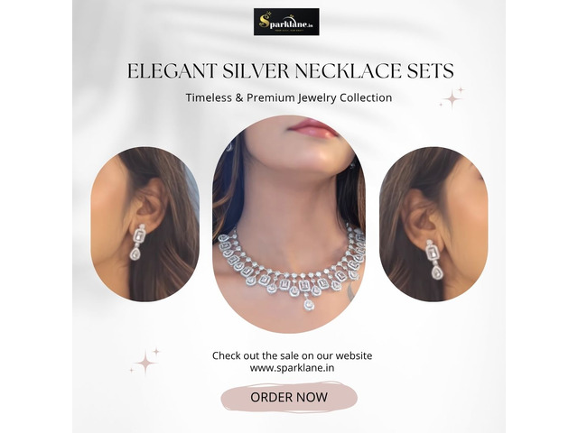 Elegant Sterling Silver Necklace Sets | Timeless & Premium Jewelry Collection