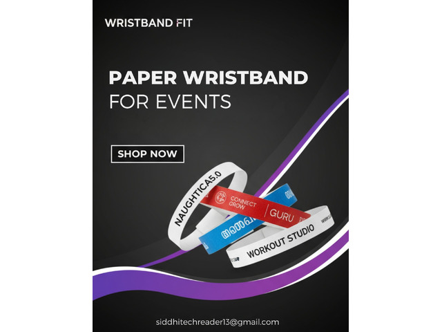 Paper Wristbands for Events in Mumbai - Wristband Fit
