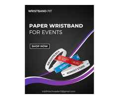 Paper Wristbands for Events in Mumbai - Wristband Fit