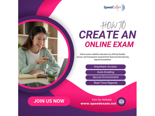 How to Create an Online Exam Quickly and Securely with SpeedExam