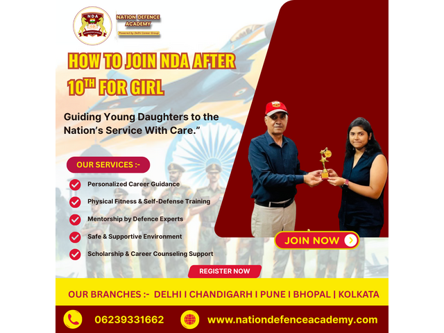 How To Join NDA After 10th For Girl