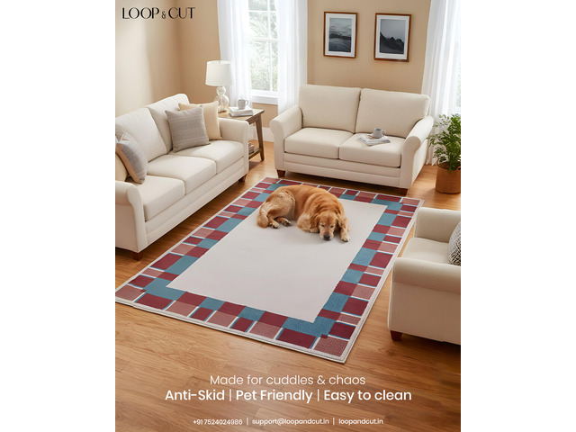 Flat Weave Wool Carpet for Sustainable Home Interiors