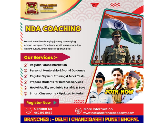 NDA Foundation Program After 10th in Delhi