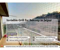 Modern Invisible Grill Installation in Jaipur
