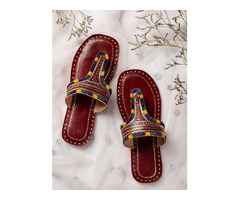 Handcrafted Women’s Footwear Authentic Punjabi Juttis And Chappals Swadesh Online