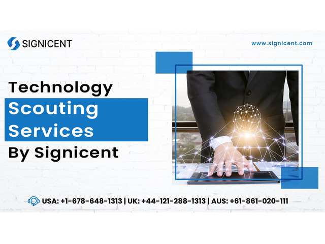 Technology Scouting Services - Signicent LLP
