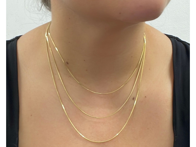 14k Solid Gold Necklaces
