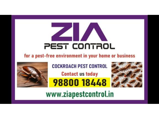Zia Pest Control Service and pest cleaning | Cockcroach Treatment | 7033