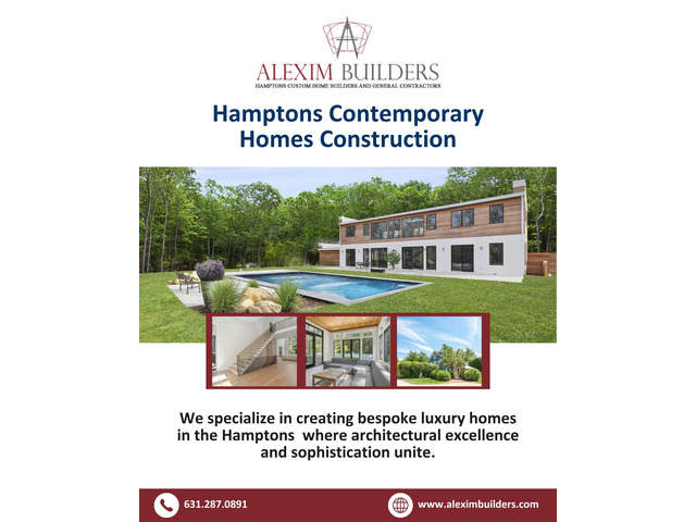 Hamptons Contemporary Homes Construction