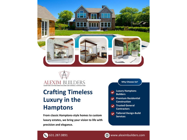 Best General Contractors & Home Builders in Hamptons