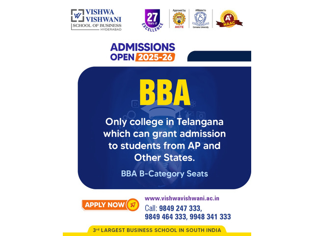 Top BBA Colleges in Hyderabad | BBA Course Colleges | VVISM