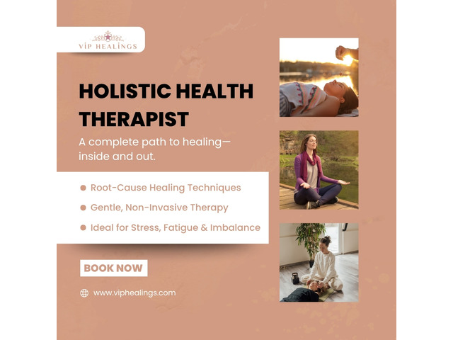 Holistic Health Therapist by Vip Healings – Nurturing Mind, Body & Spirit