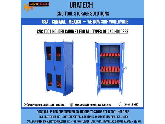 Uratech Tool Carts and CNC Cabinets- Built for Strength and Precision