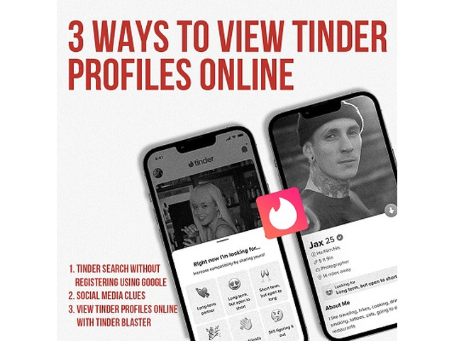 search for a tinder profile