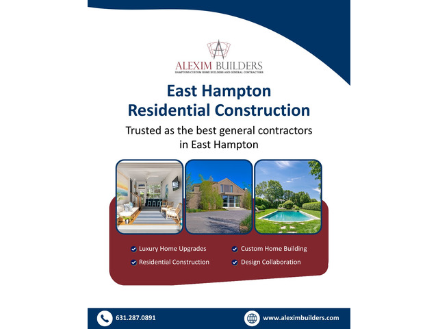 East hampton residential construction