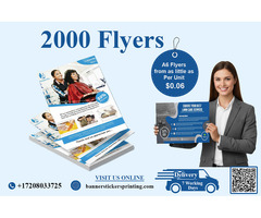 Flyers Printing – High-Quality Custom Flyers at Banner Stickers Printing