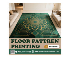 Floor Pattern Printing – Transform Your Space with Banner Stickers Printing