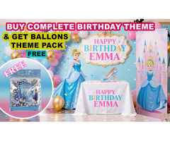 ???? Birthday Banners Theme – Free Balloon Pack with Every Order ???? | Banner Stickers Printing
