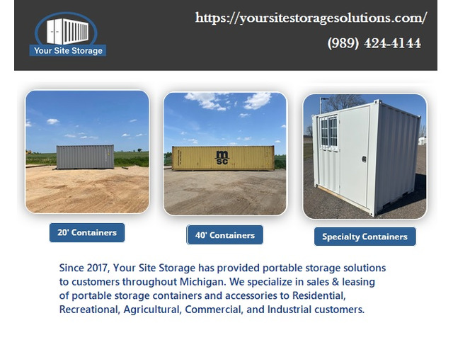 Cheap container storage units in Clare, Michigan