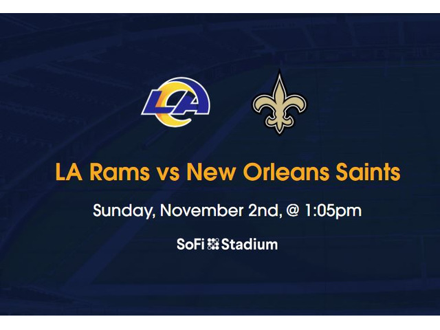 2025 LA Rams vs New Orleans Saints