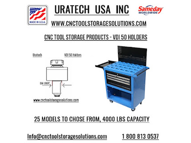 Uratech: High-Quality CNC Tool Storage for VDI 50 holders