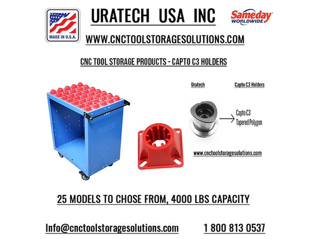 Uratech : High-Quality CNC Tool Storage for CAPTO C3 holders