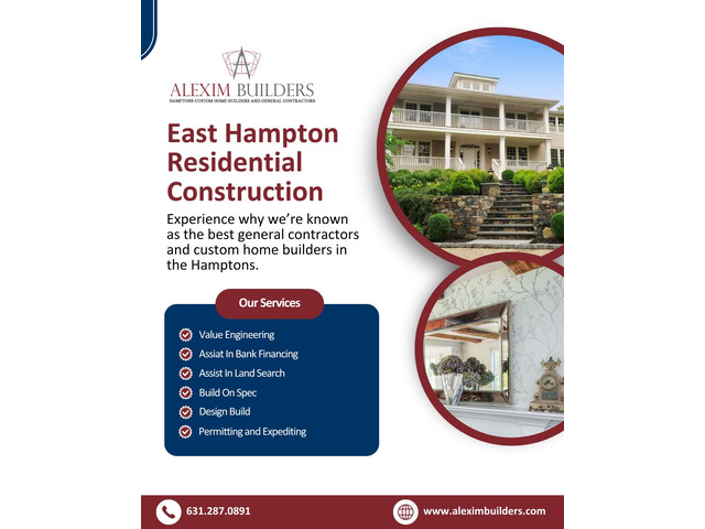 East hampton residential construction