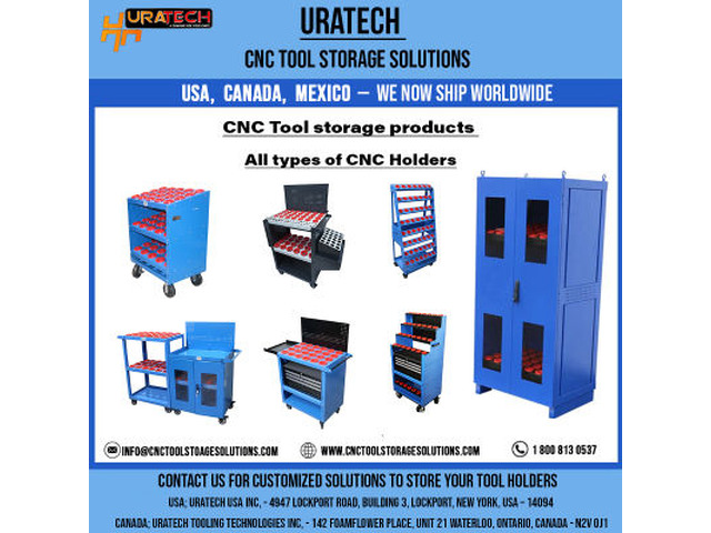 Uratech: High-Quality CNC Tool Storage for HSK 40 Holders