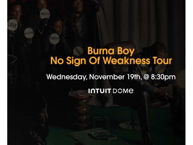 Burna Boy Tickets Nov 19