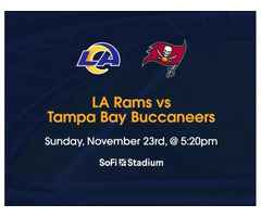 LA Rams vs Tampa Bay Buccaneers Tickets Nov 23